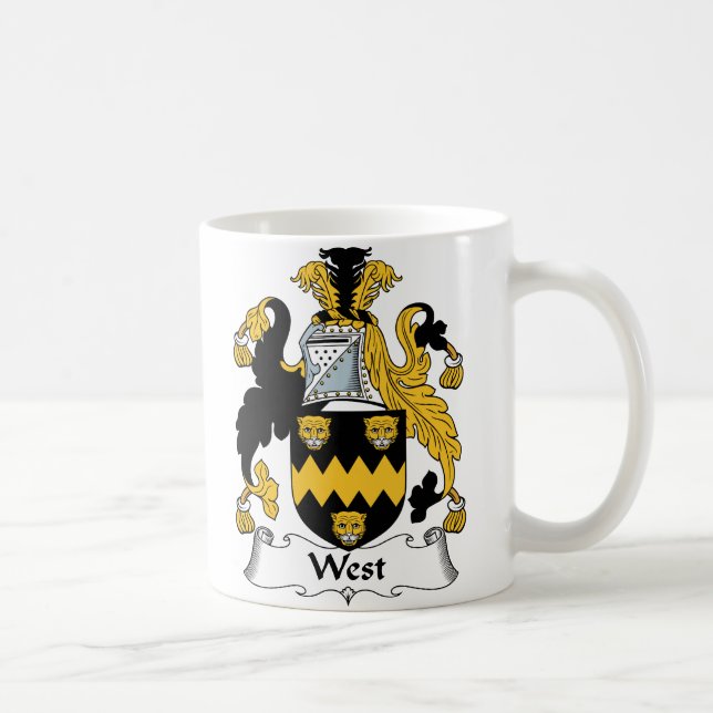 Caneca De Café Crista ocidental da família (Direita)
