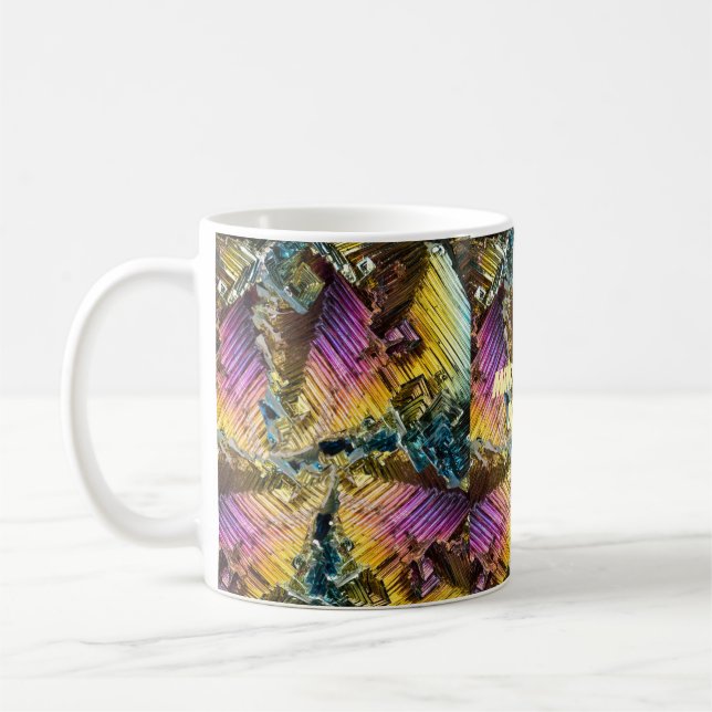 Caneca De Café Cristais bismuto Mug (Esquerda)