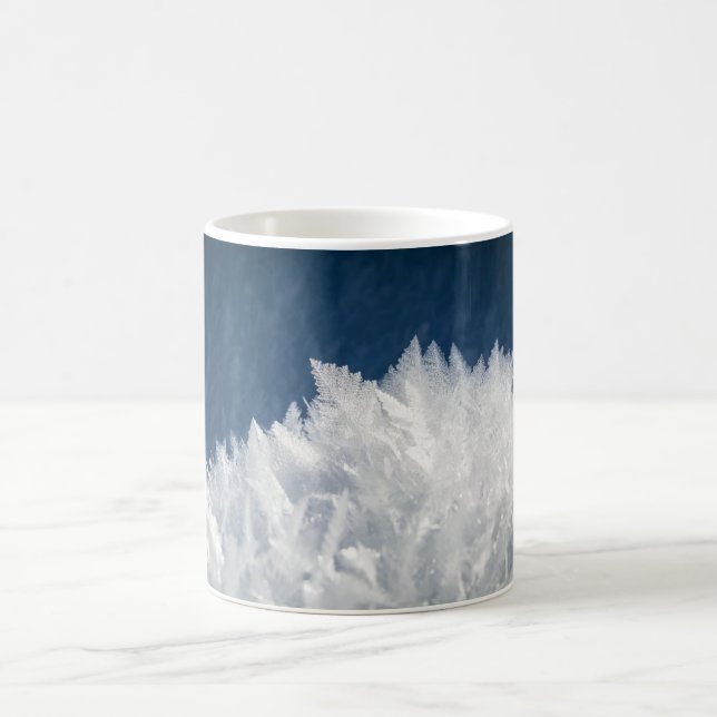 Caneca De Café Cristais de gelo de inverno (Centro)