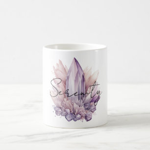 Caneca De Café Cristais Roxos