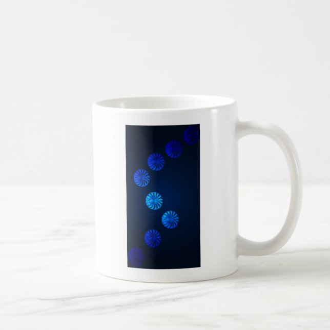 Caneca De Café Cristal Azul Design irlandês (Direita)