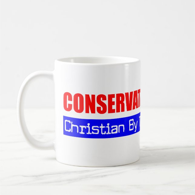 Caneca De Café Cristão conservador (Esquerda)