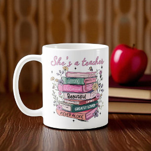 Caneca De Café Cristão - Ela é uma Professora