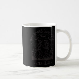 Caneca De Café Cristianismo engraçado de Halloween Ossos Secos Ve