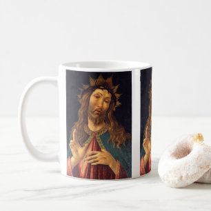 Caneca De Café Cristo Coroado com Espinhos por Sandro Botticelli