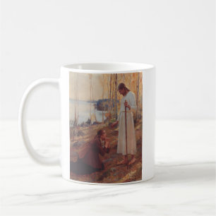 Caneca De Café Cristo e Maria Madalena por Albert Edelf