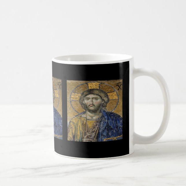 Caneca De Café Cristo Pantocrator Islâmico Icônico Religioso Roma (Direita)