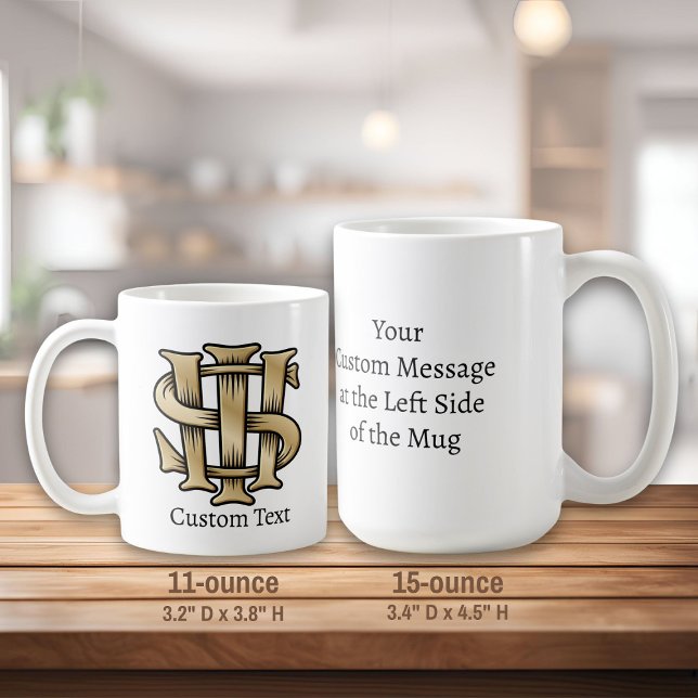 Caneca De Café Cristograma IHS (Criador carregado)