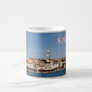 Caneca De Café Croácia - Cidade de Krk - Veglia -