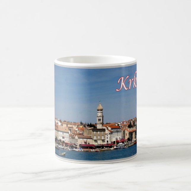 Caneca De Café Croácia - Cidade de Krk - Veglia - (Centro)