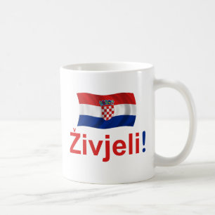 Caneca De Café Croatia Zivjeli! (Elogios)