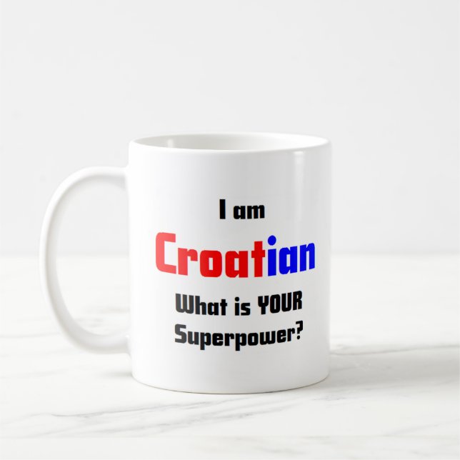 Caneca De Café croatian (Esquerda)