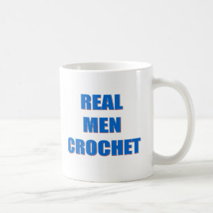 Caneca De Café Crochet real dos homens
