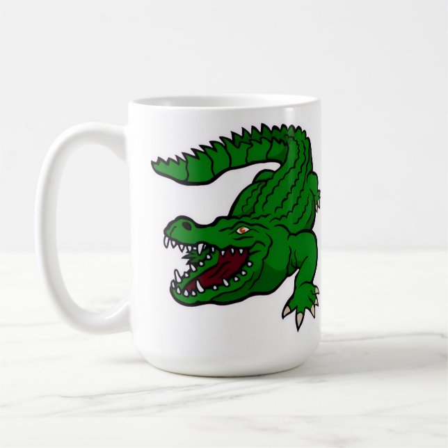 Caneca De Café crocodile cartoon  (Esquerda)