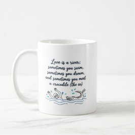 Caneca De Café Crocodile & Ex Citação para Divórcio ou Separações