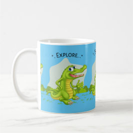 Caneca De Café crocodilo 