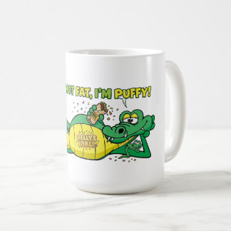 Caneca De Café Crocodilo de desenho animado engraçado