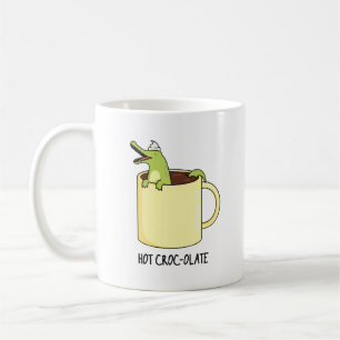 Caneca De Café Crocodilo Engraçado-Crocodilo-Engraçado Quente