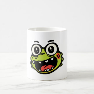 Caneca De Café Crocodilo feliz