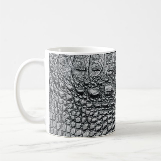 Caneca De Café Crocodilo Noir: Preto Couro Mito (Esquerda)