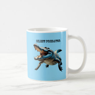 Caneca De Café Crocodilo submarino de água salgada com URM de boc