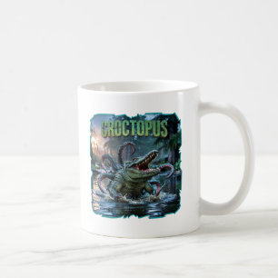 Caneca De Café Croctopus Fotografia Combo Criatura Engraçada