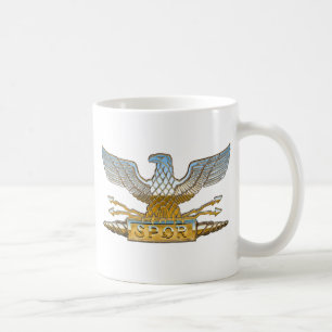 Caneca De Café Cromo de Eagle da legião