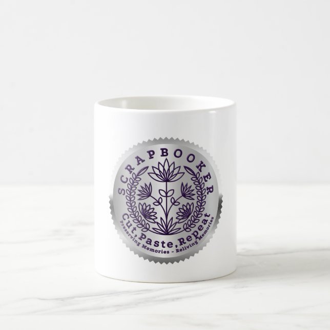 Caneca De Café Cropper Álbum de Recortes Artesã  (Centro)