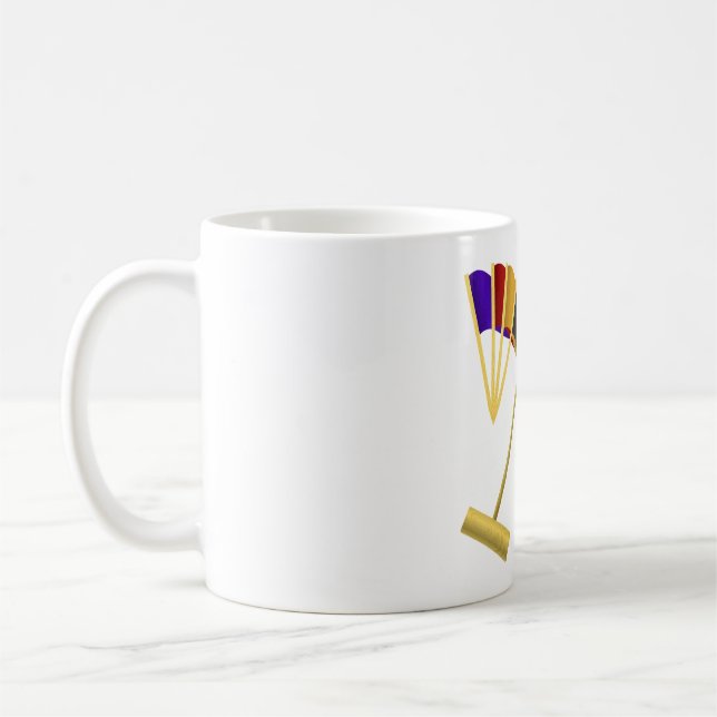 Caneca De Café Croquet Equipment Set Mallet Balls Hoops (Esquerda)