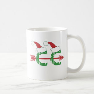 Caneca De Café Cross Country Christmas © Running