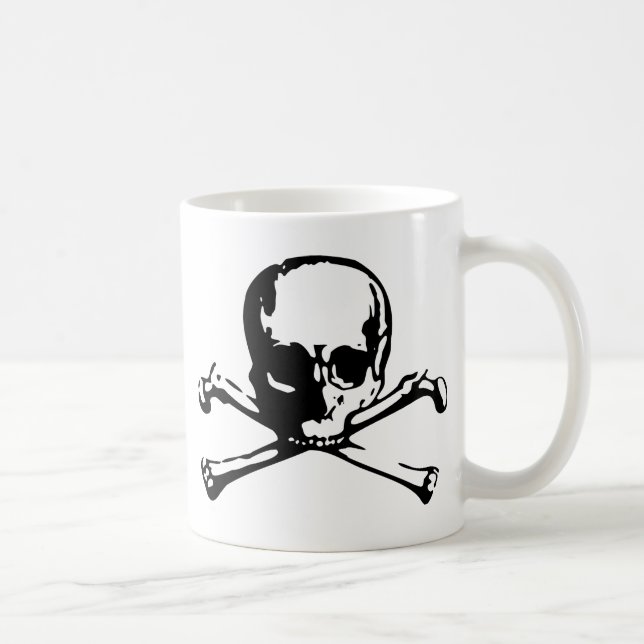 Caneca De Café Crossbones (Direita)