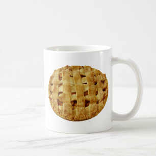 Caneca De Café Crosta feita americana do ziguezague da torta de