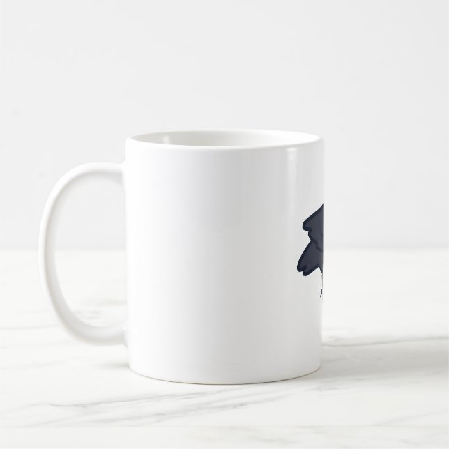 Caneca De Café Crow Magic (Esquerda)