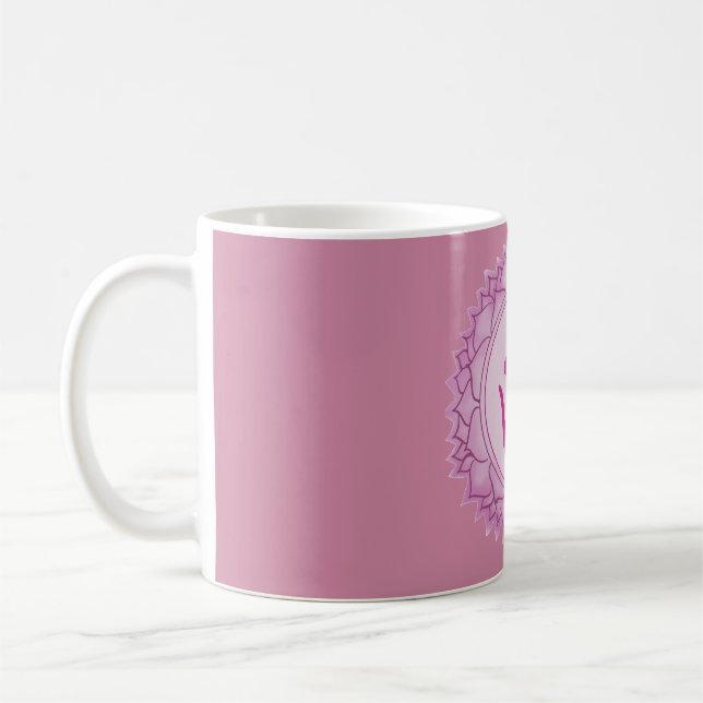 Caneca De Café Crown Chakra - Sahasrara 7 Chakra Mug (Esquerda)