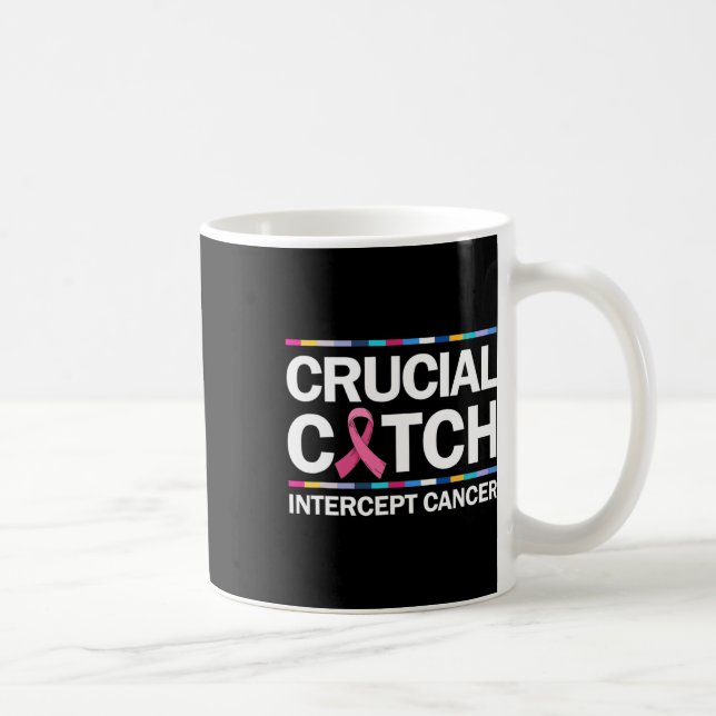 Caneca De Café Crucial Um Interceptor De Capturas Cancer De Mama  (Direita)