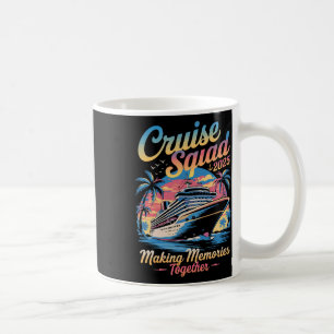 Caneca De Café Cruise Squad 2025 Family Cruise Matching Summer Va