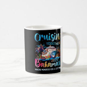 Caneca De Café Cruisin Junto com Bahamas 2025 Cruise Bahama