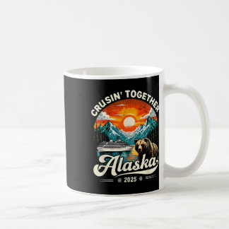 Caneca De Café Cruisin Together Alaska 2025 Cruise Family Trip