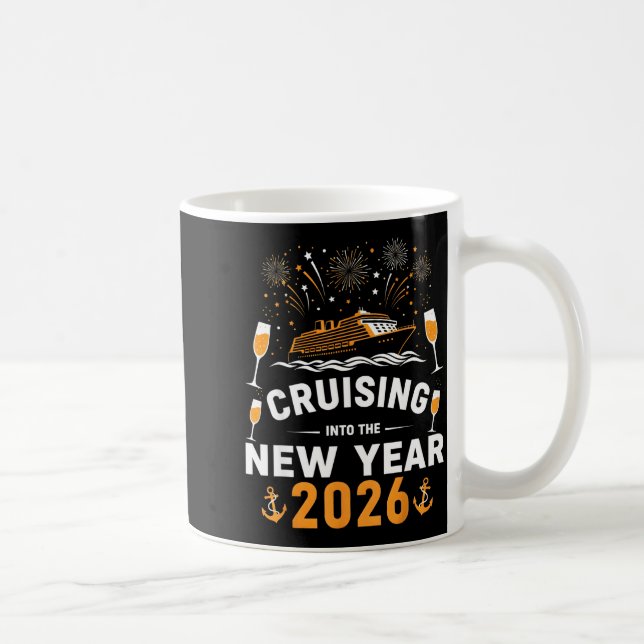Caneca De Café Cruising Into 2026 New Years Eve Party Favors Fami (Direita)