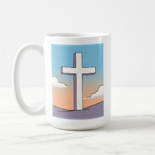 Caneca De Café Cruz Cristã Inspiradora