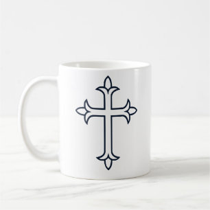 Caneca De Café Cruz cristã típica