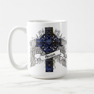 Caneca De Café Cruz de Tartan Swan