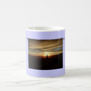 Caneca De Café cruz, EU APOIEI UM MISSIONÁRIO HOJE!