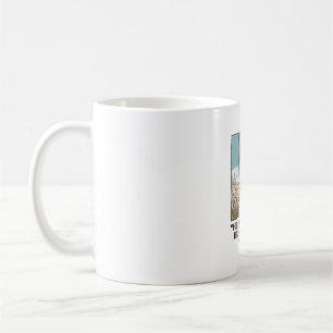 Caneca De Café Cruz Floral Cristã Mateus 28_6 Vintage