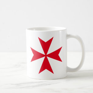 Caneca De Café cruz maltesa