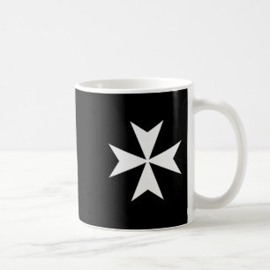 Caneca De Café Cruz Maltesa dos Cavaleiros Hospitaleiros Católica
