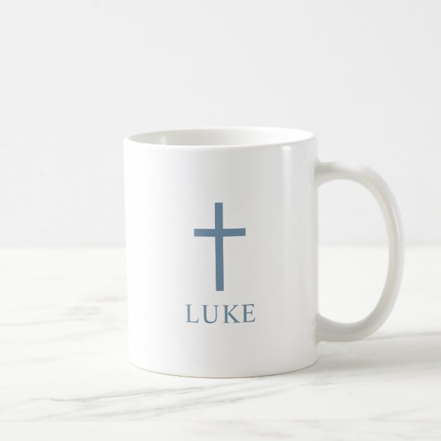 Caneca De Café Cruz Personalizada (Direita)