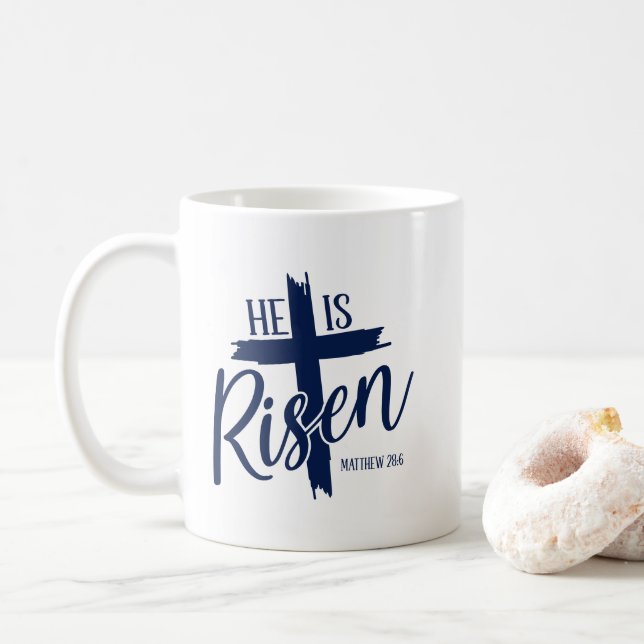 Caneca de Café Cruz Ressuscitada (Com Donut)
