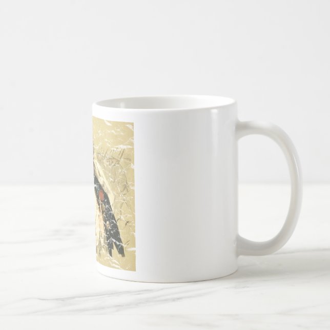 Caneca De Café Cruz Vermelha (Direita)