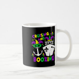 Caneca De Café Cruzamento E Boozação Do Cruzeiro Mardi Gras Corre